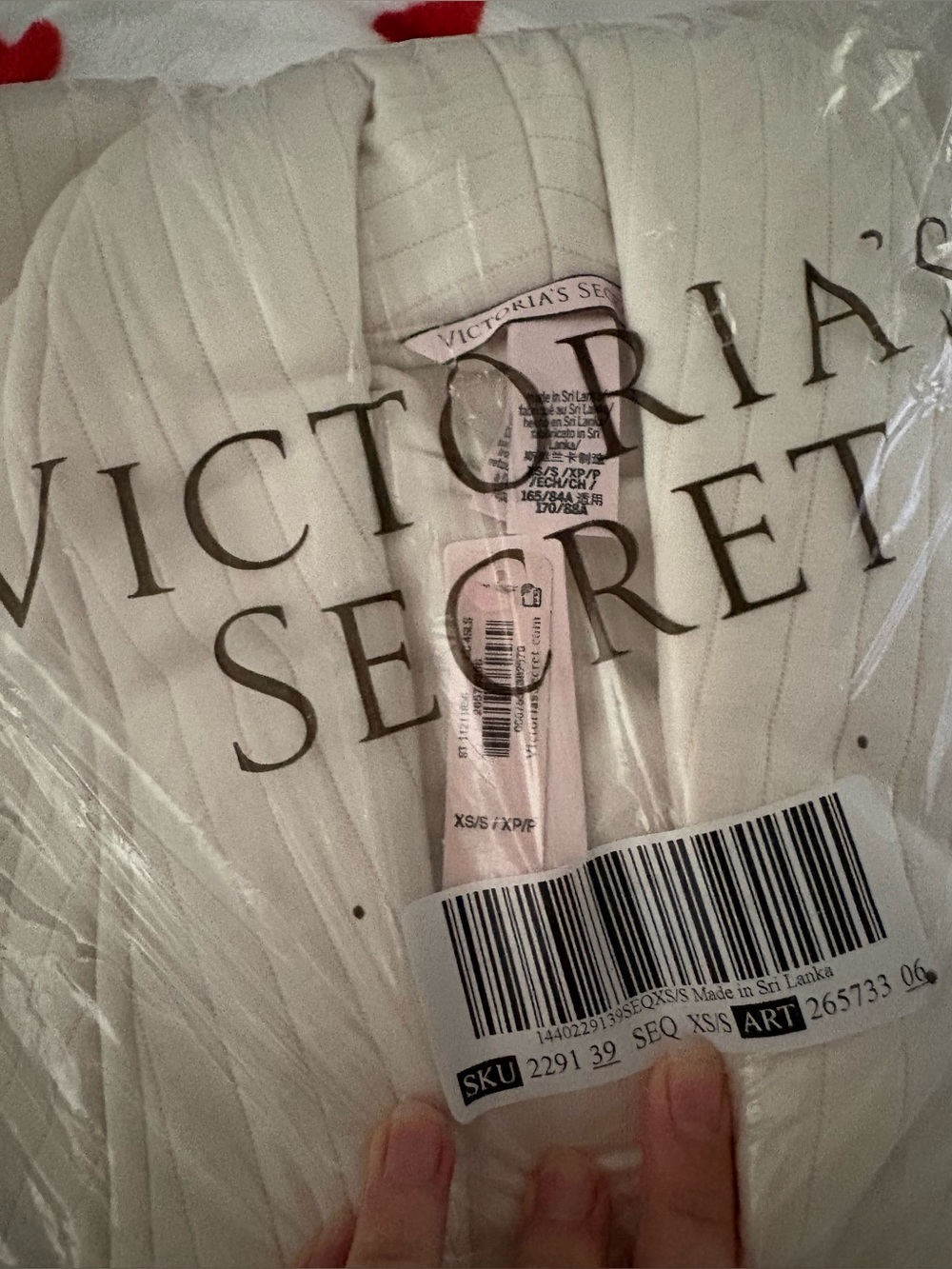 Victoria's Secret Cream Comforter Soft Robe